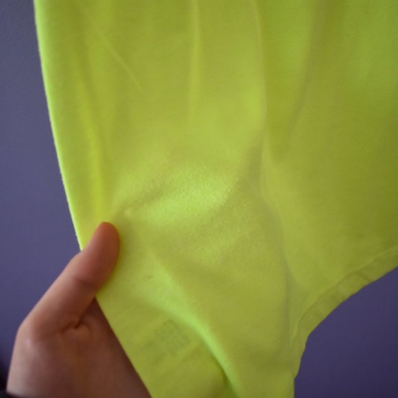 Zenana Outfitter's Neon Yellow T-Shirt - Picture 5 of 6